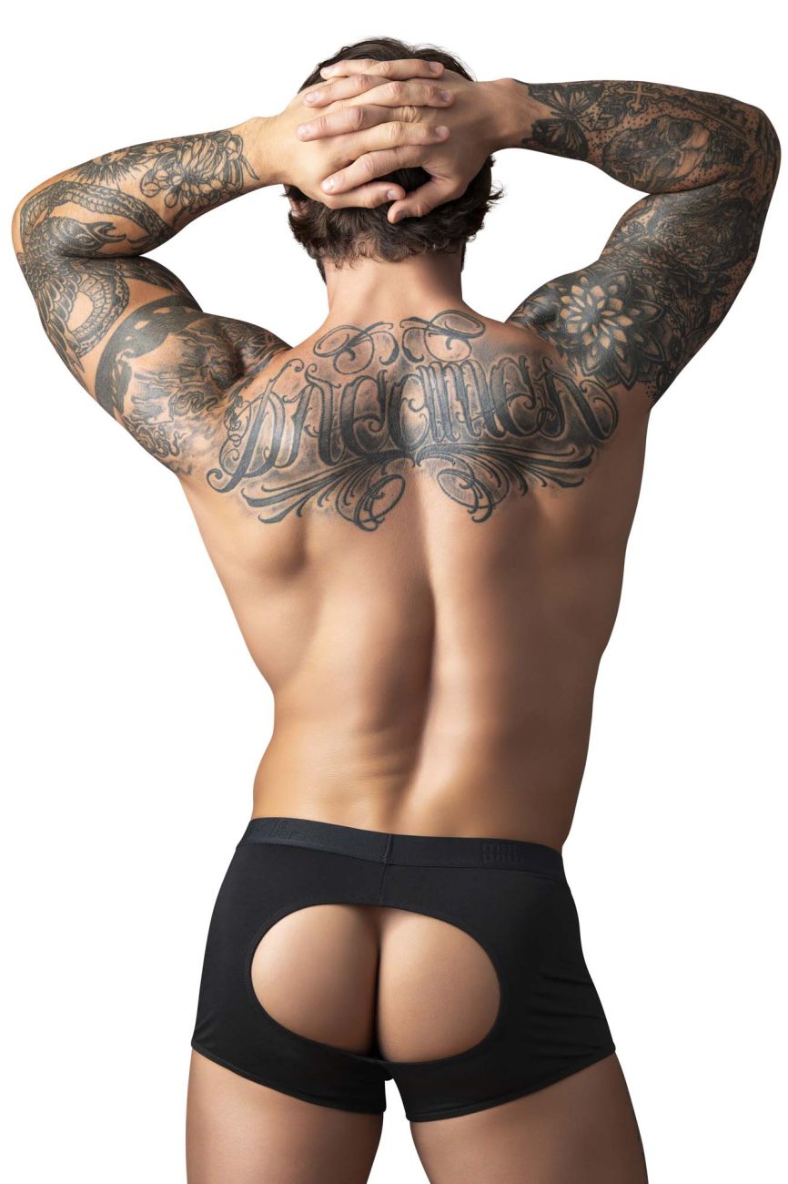 Male Power 162-304 Male Open Ended Moonshine Short Black