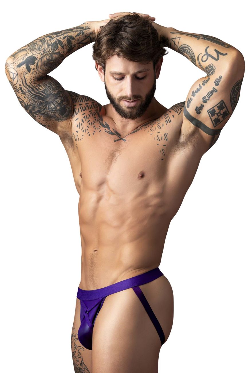 Male Power 350-302 Eggplant Crossover Jock