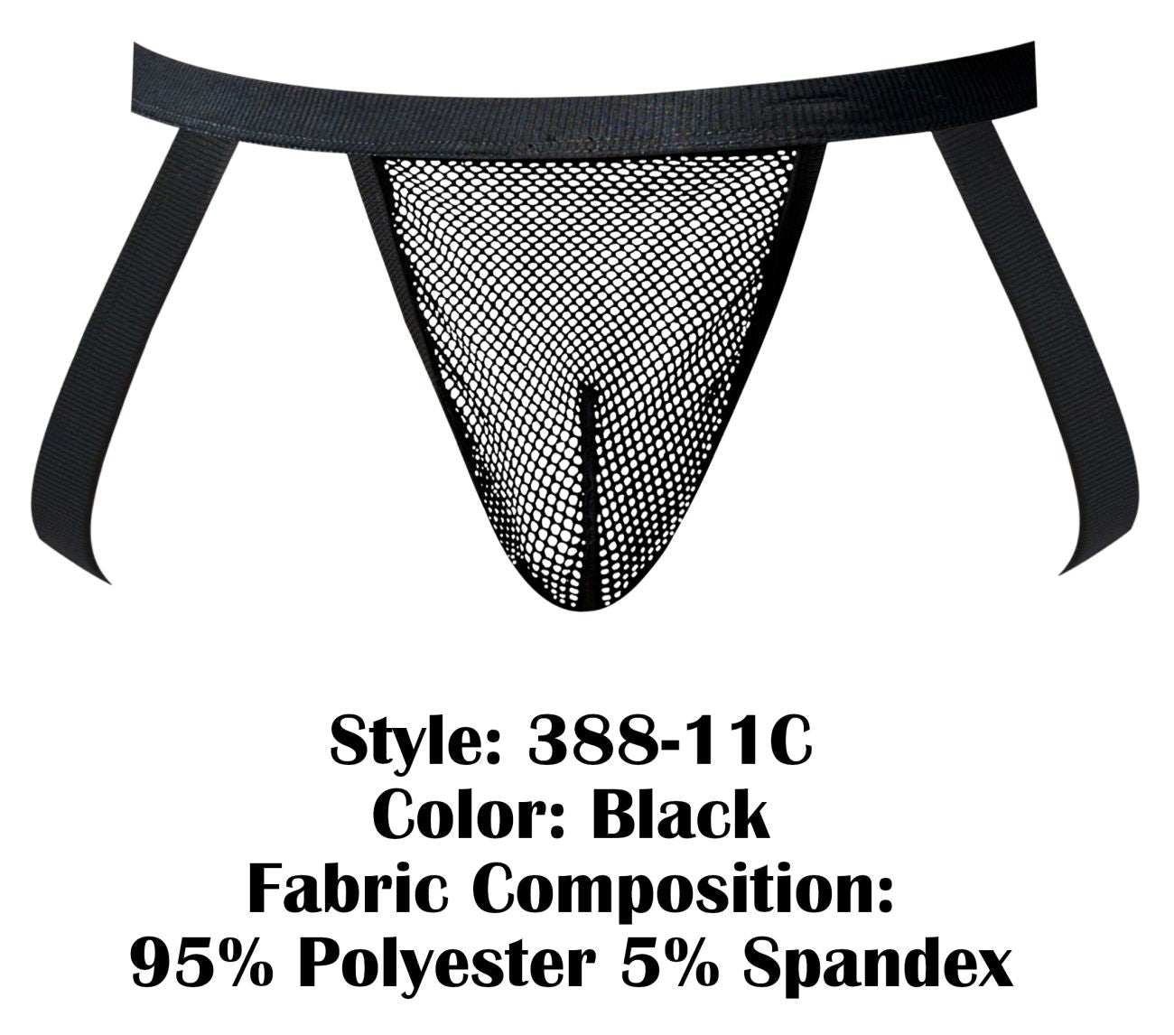 Male Power 388-11C Fishnet 2 Jockstrap