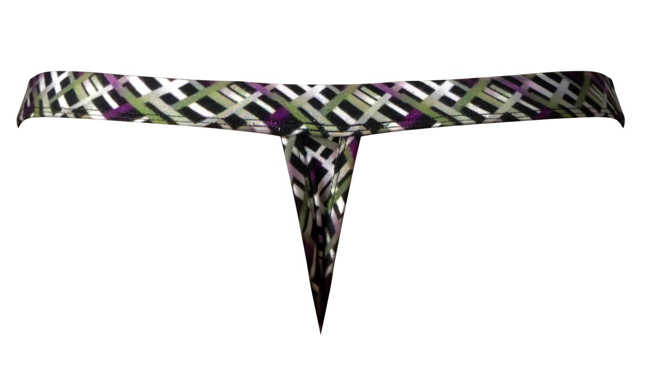 Male Power 419-303 Gridlocked Thong Straps-Rings