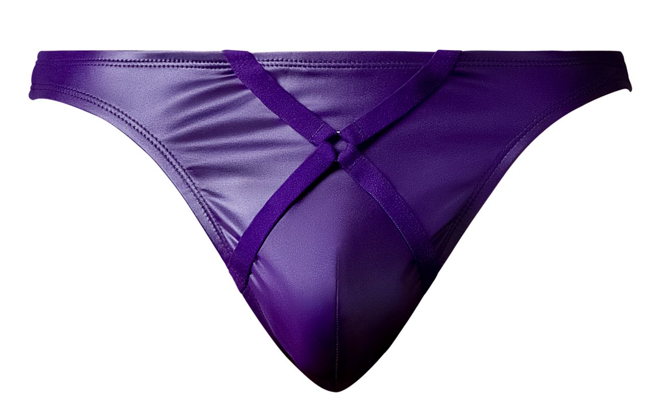 Male Power 447-302 Eggplant Crossover Thong