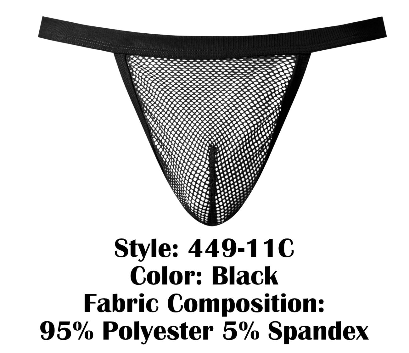 Male Power 449-11C Fishnet 2 G-String