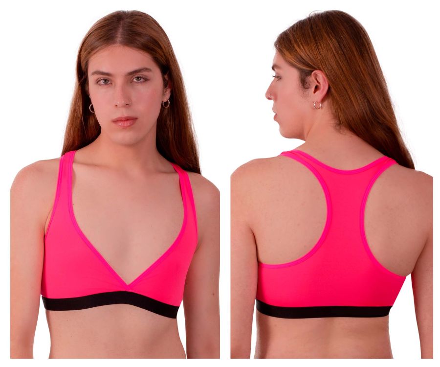 PLURAL PL003 Non-binary Underwear Bra Top Pink