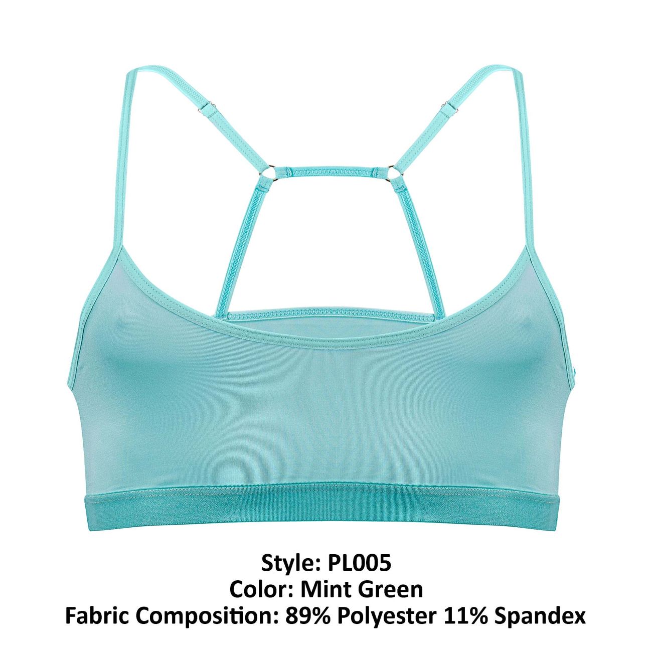 JCSTK - PLURAL PL005 Non-binary Underwear Bra Top Mint Green