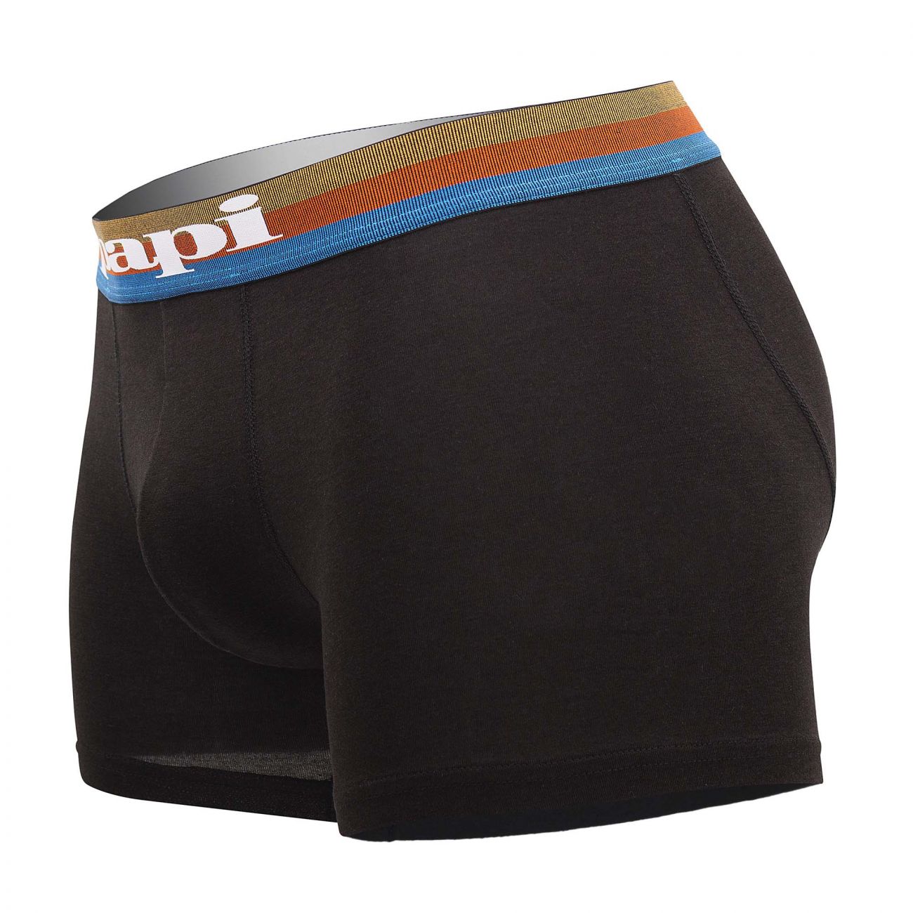Papi UMPA088 2PK Microflex Brazilian Boxer Briefs Blue-Black