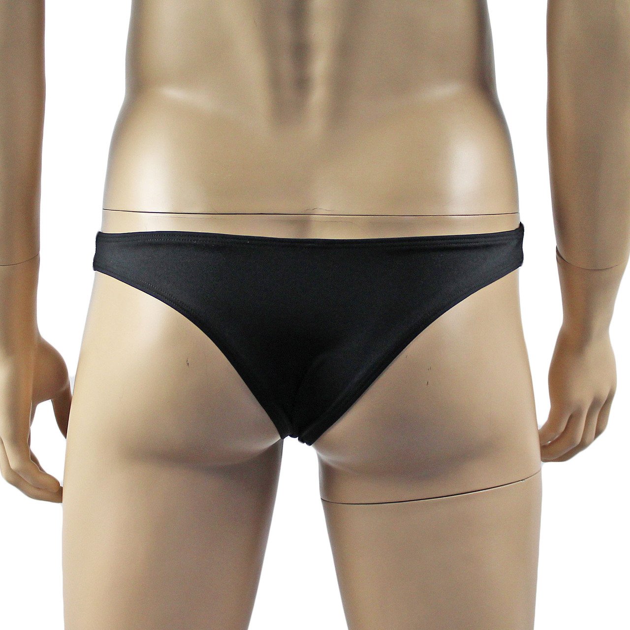 Male Lingerie Bra Top with V Lace front and Capri Bikini (black plus other colours)