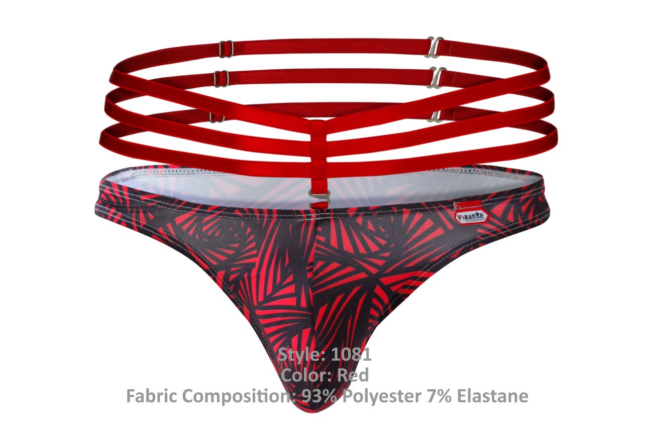 JCSTK - Pikante 1081 Fiery Thongs Red