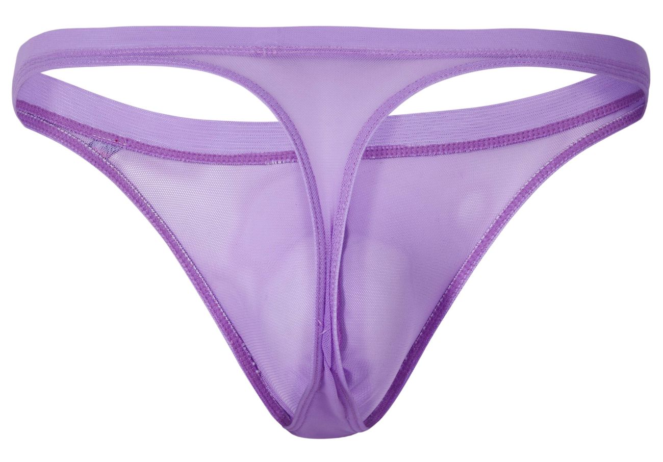 Pikante 1823 Luxury Mens Sexy Stretch Thong Lilac