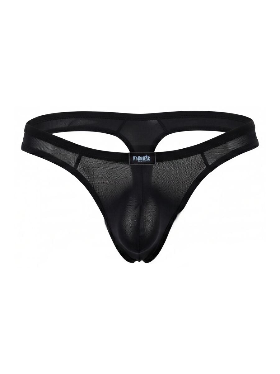 Pikante PIK 26078 Isis Mens Superior Comfort Thongs Black