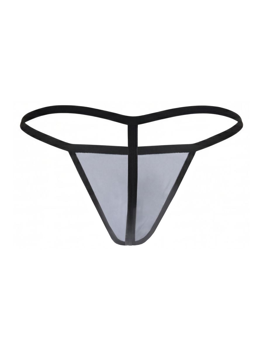 Pikante PIK 26095 Nut Mens Lightweight Barely There G-String Gray