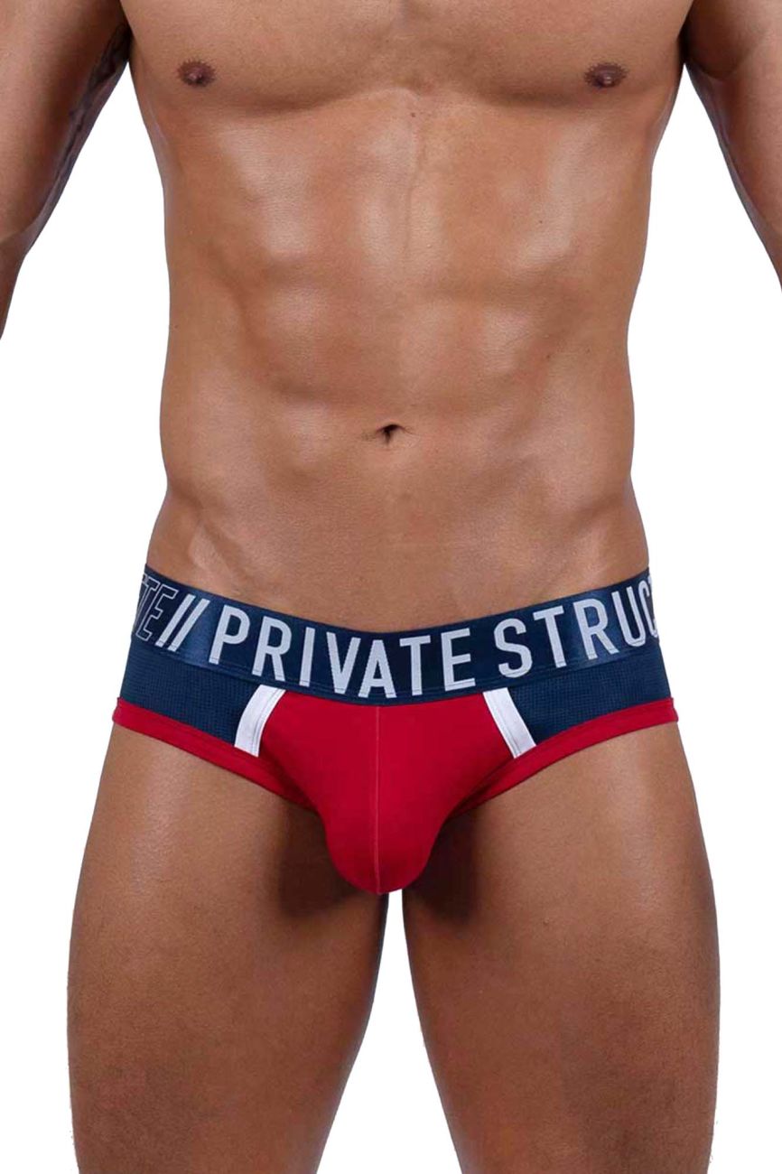 Private Structure BAUT4388 Athlete Mini Briefs Red Falcon