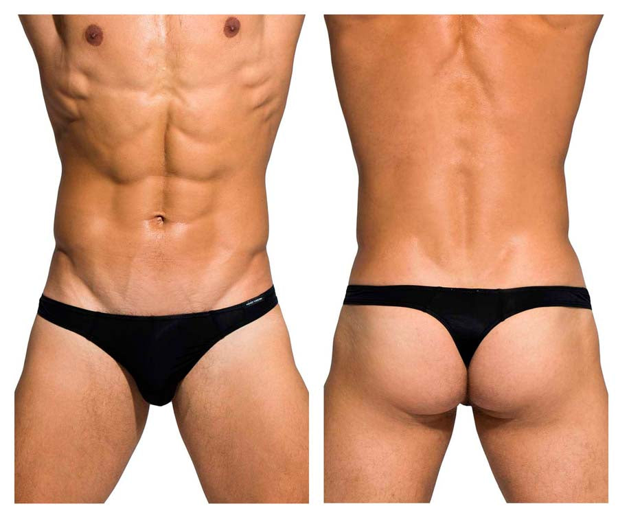 Private Structure DGEMU3545BT Desire Glaze Thong Black