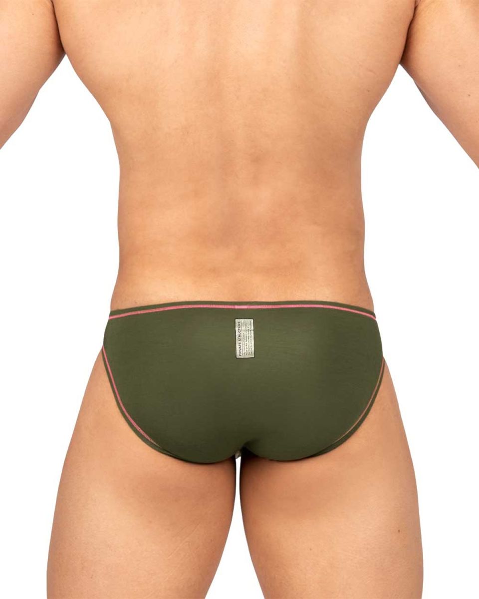 Private Structure EPUS4563 Prime Eutopia Bikini Brief Olive