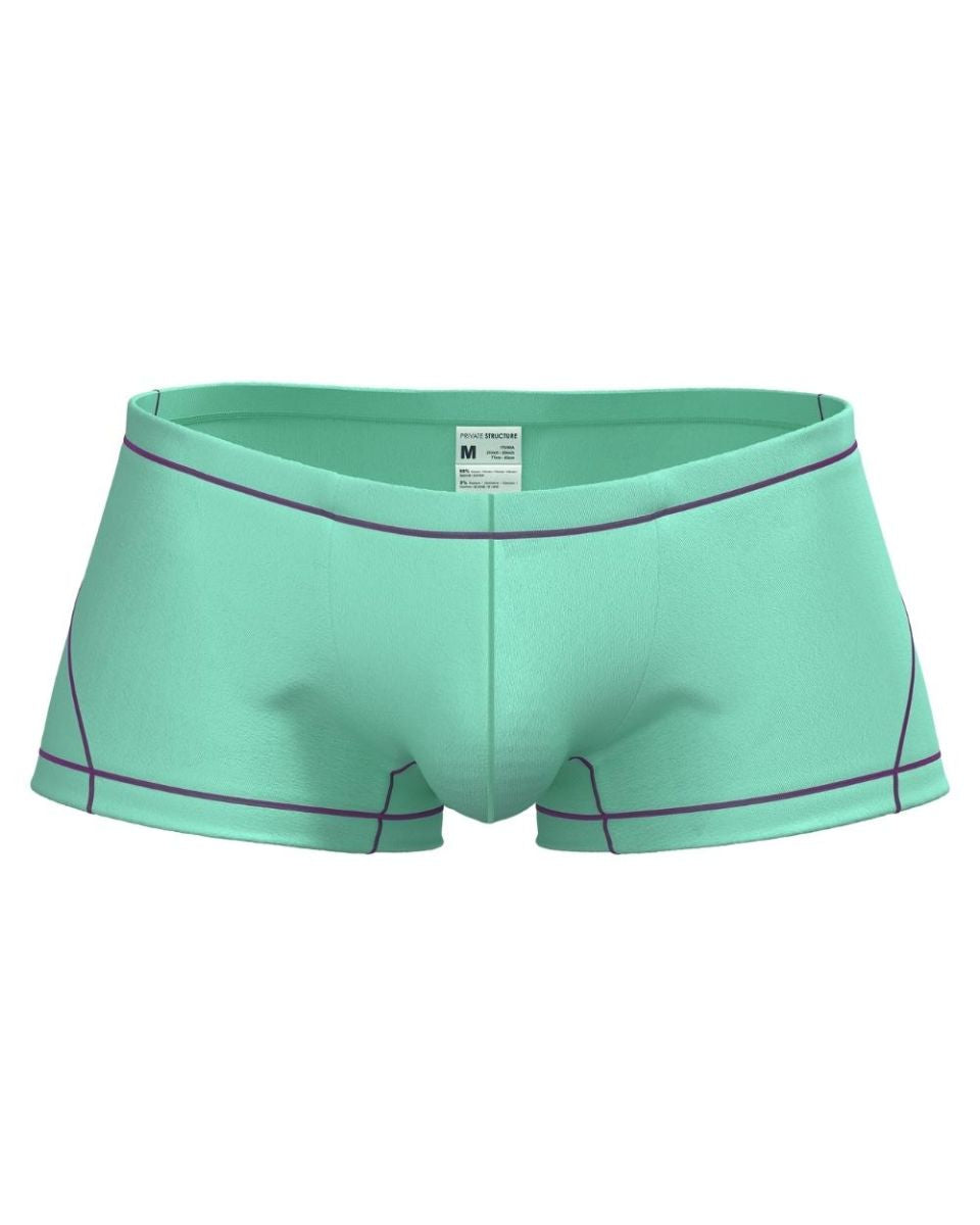 Private Structure EPUS4570 Prime Elysian Hipster Trunks Cyan