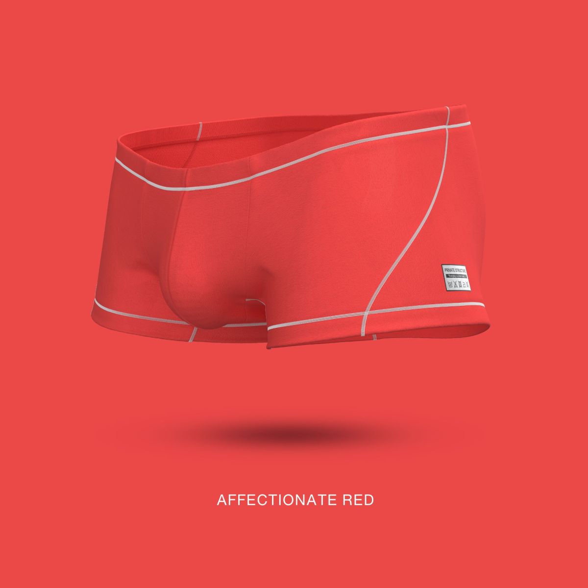 Private Structure EPUS4570 Prime Elysian Hipster Trunks Red