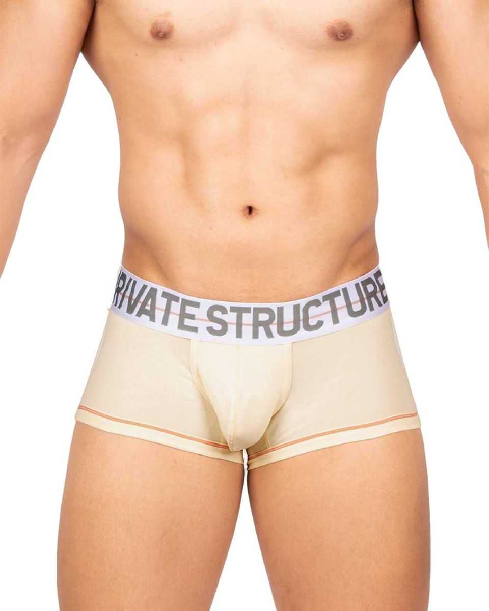 Private Structure MOUX4103 Mo Lite Mid Waist Trunks Cream