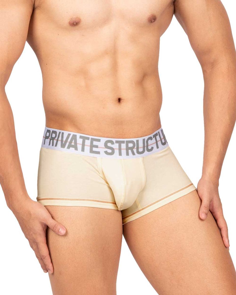 Private Structure MOUX4103 Mo Lite Mid Waist Trunks Cream