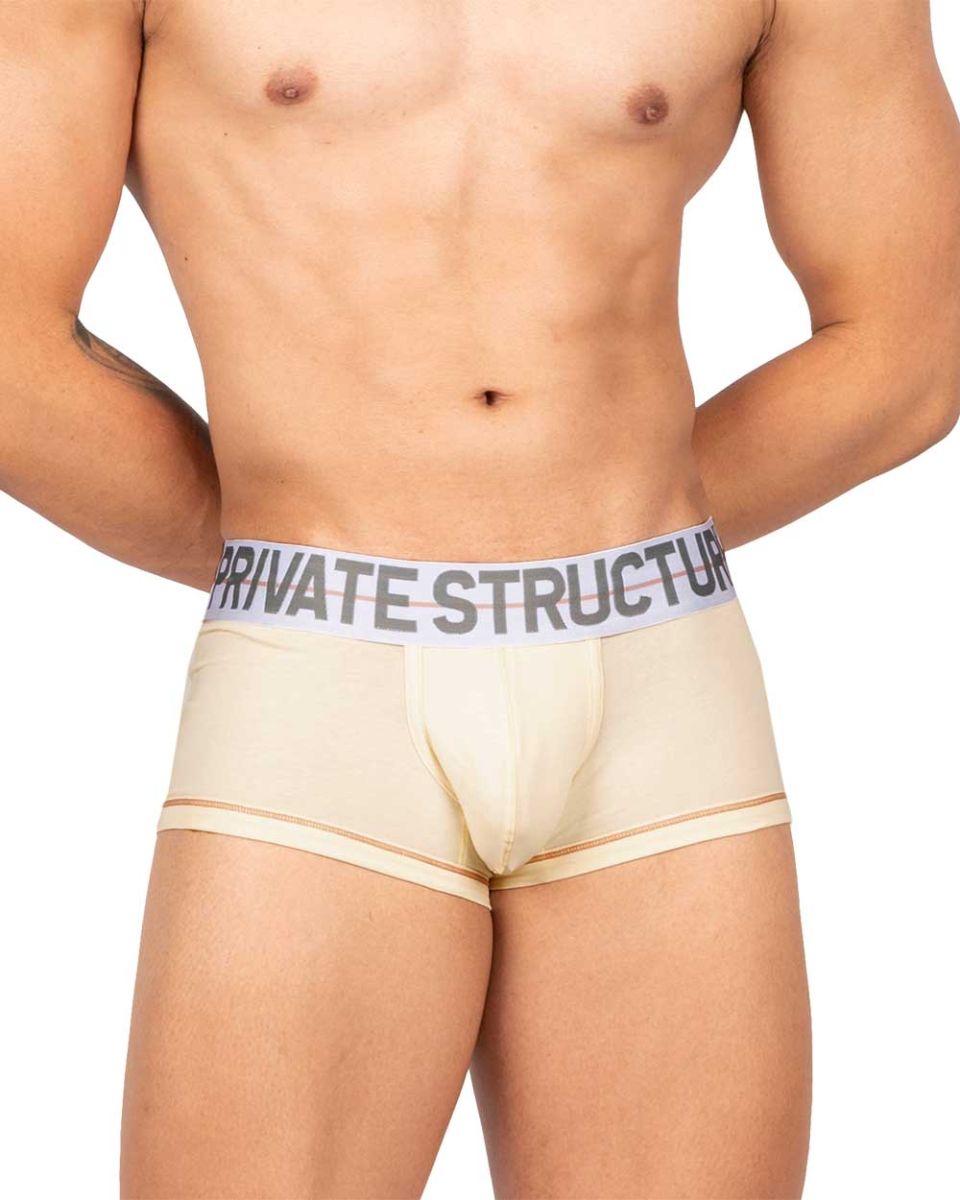 Private Structure MOUX4103 Mo Lite Mid Waist Trunks Cream