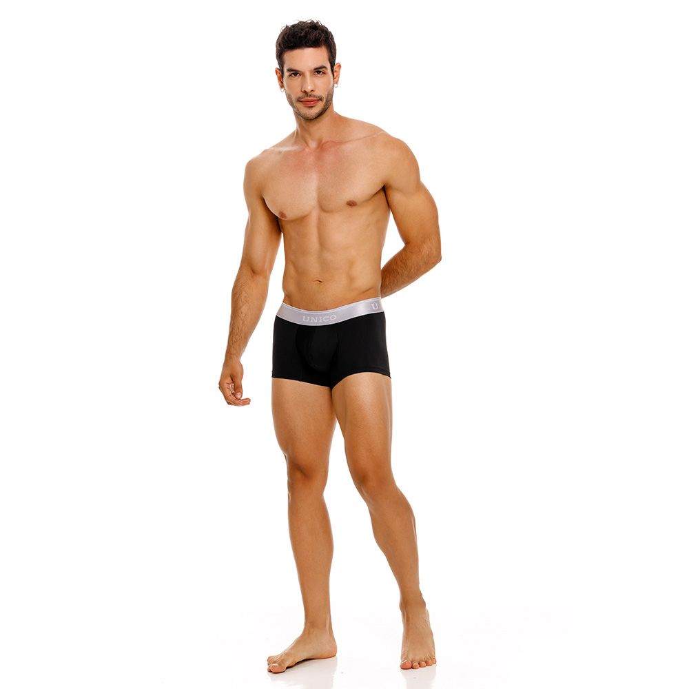 Unico 24110100109 Argento Boxer Shorts Trunks Black
