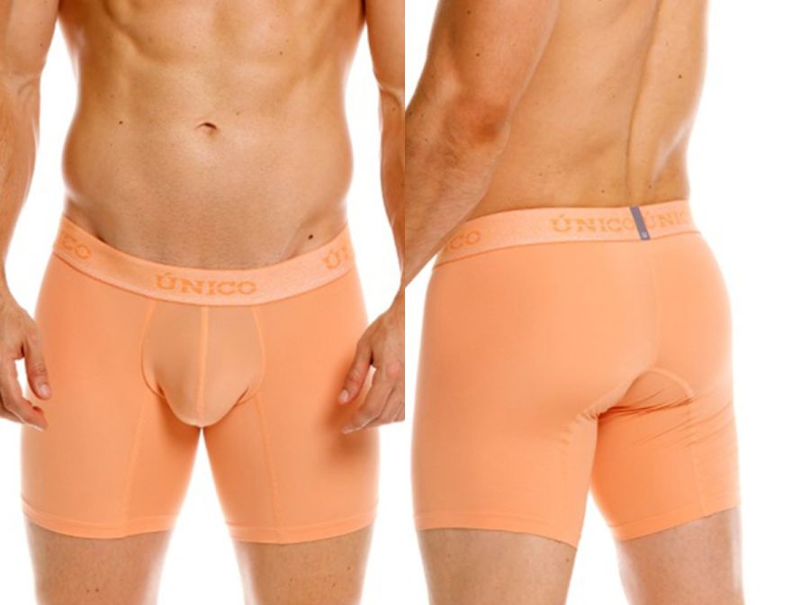 Unico 26040100222 Classic Boxer Briefs - Essential Comfort Apricot Plus Sizes