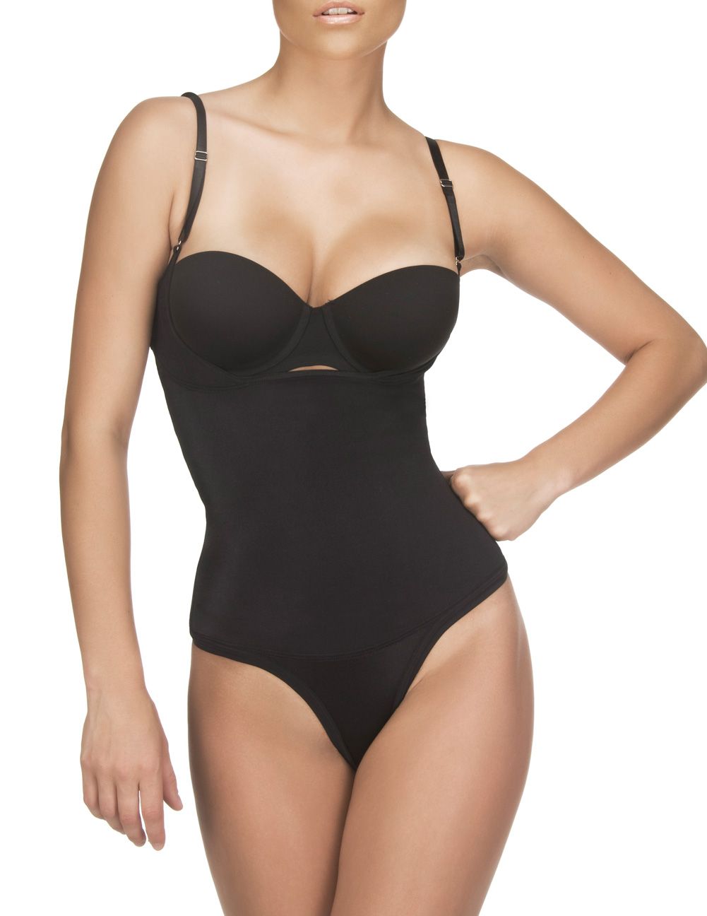 Vedette 111 Evonne Underbust Bodysuit in Thong
