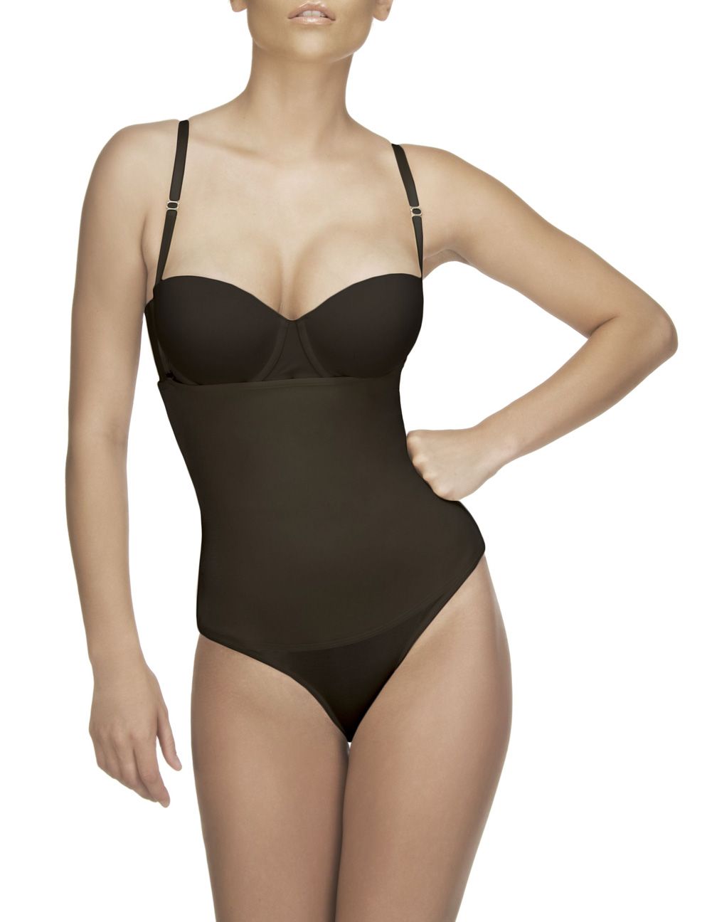 Vedette 210 Nadine Strapless Bodysuit in Bikini