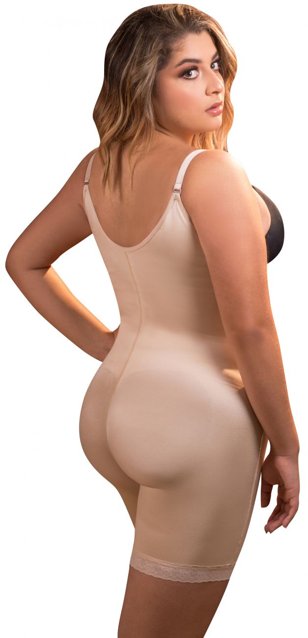 Vedette 945 Jiselle Mid Thigh Full Body w/ Front Zipper.