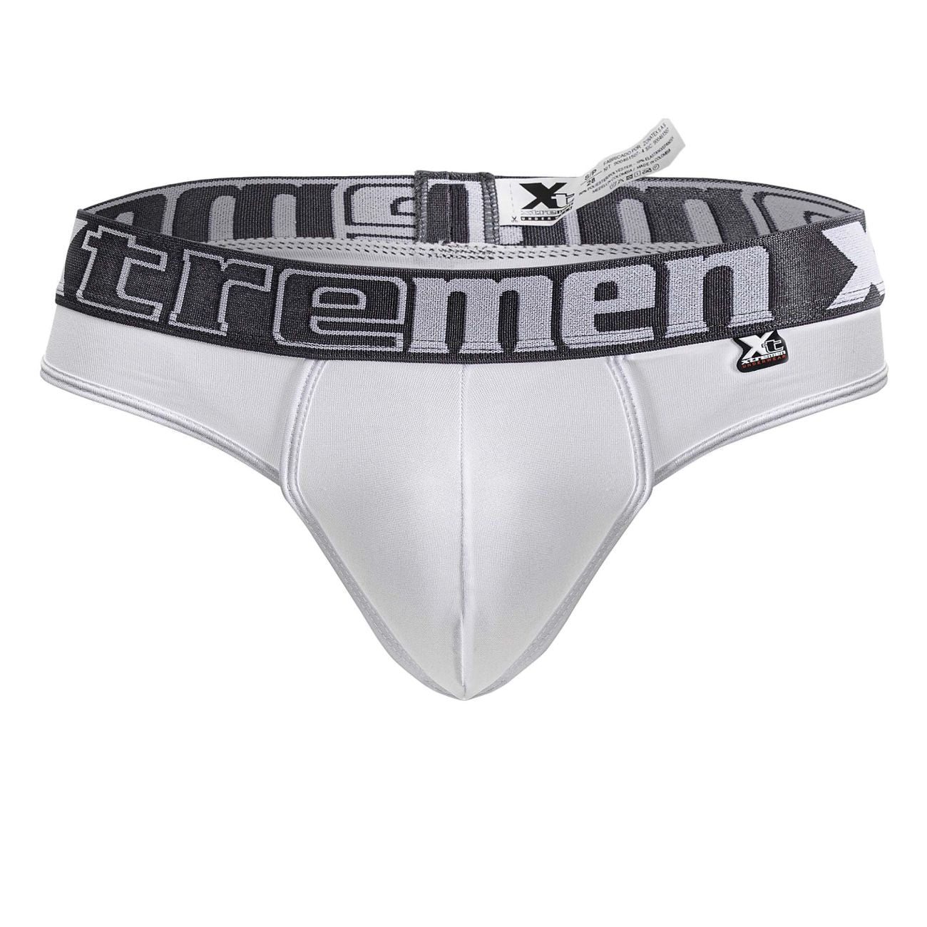 Xtremen 91208B Microfiber Mens Thongs White