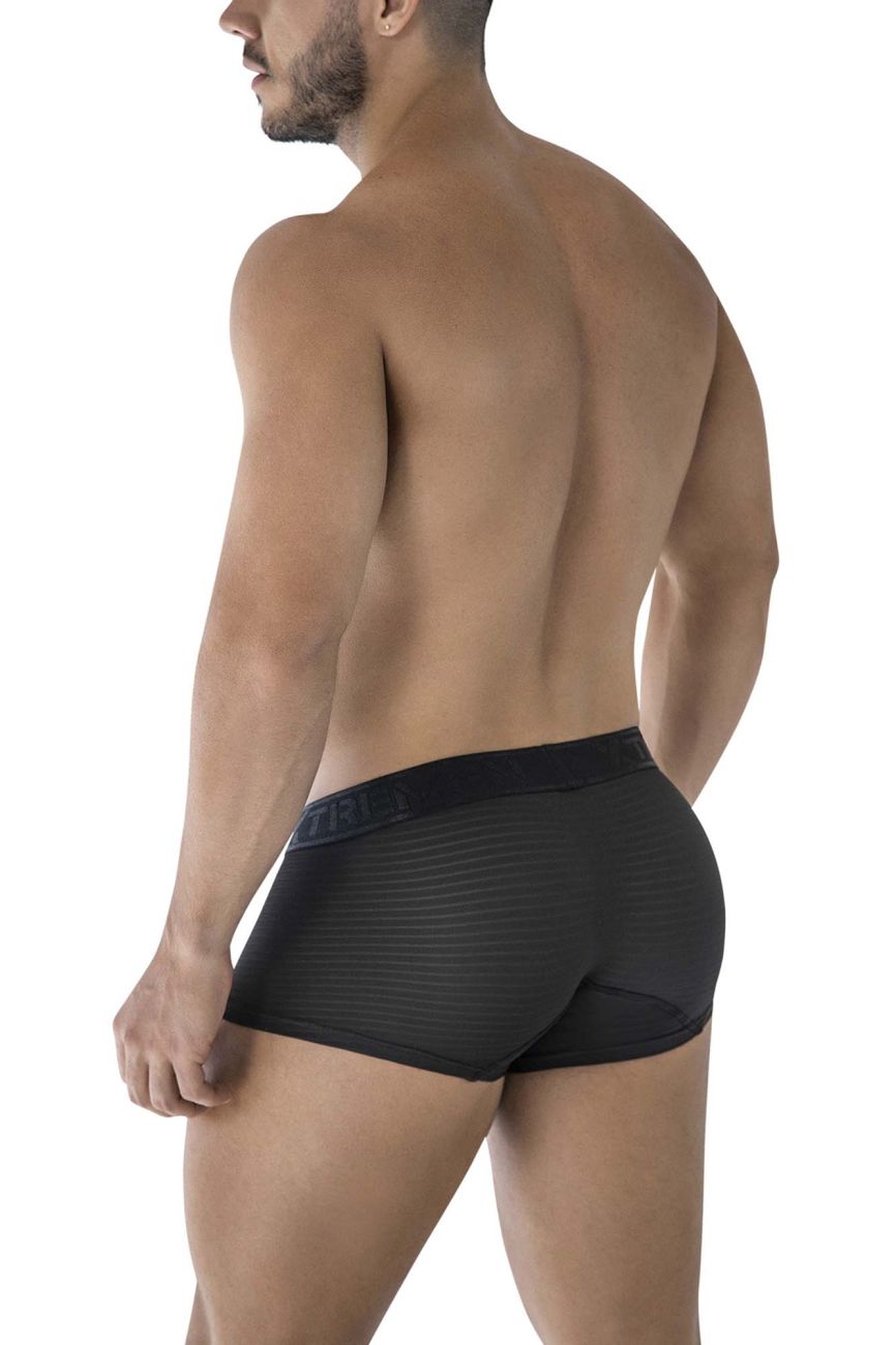 Xtremen 91209B Mens Soft and Supple Microfiber Trunks Black