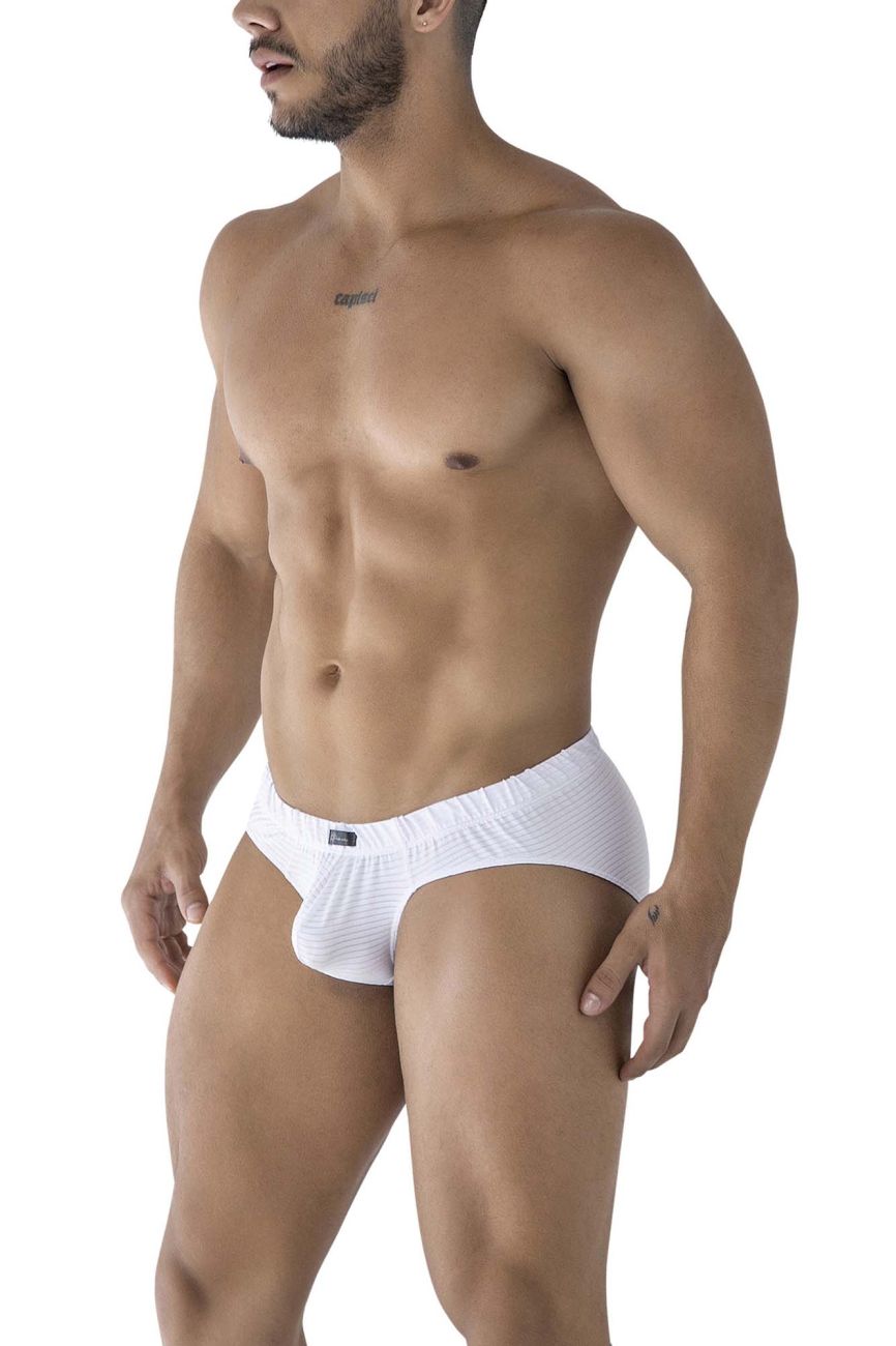 Xtremen 91210B Mens Soft Microfiber Briefs White