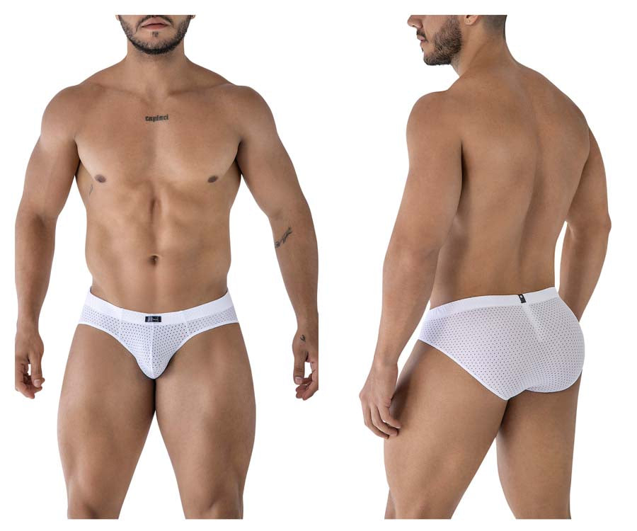 Xtremen 91213B MenSilky Microfiber Briefs White