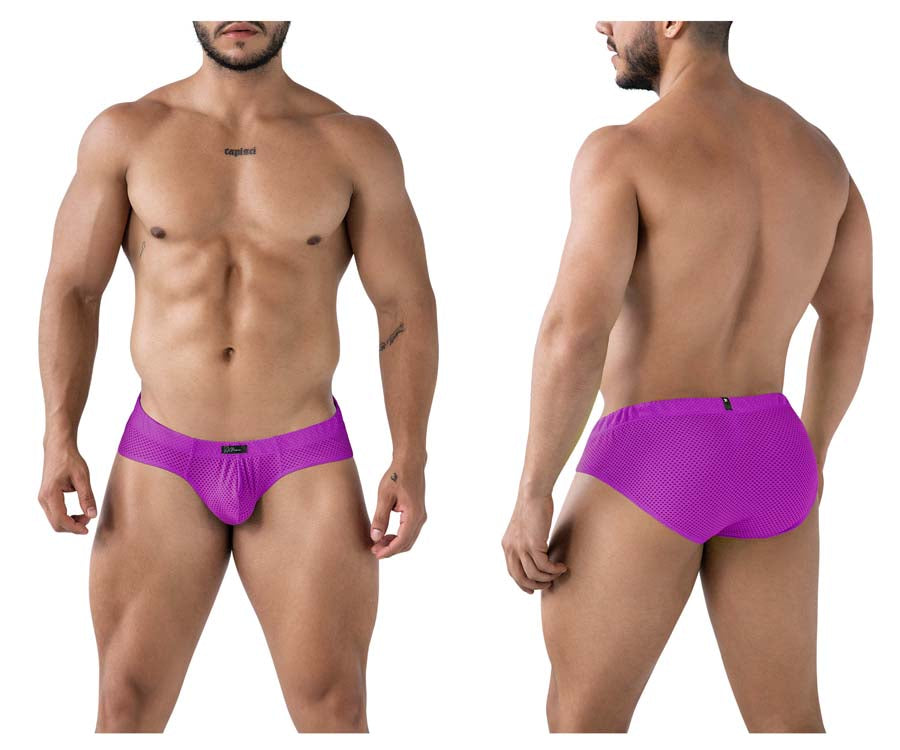 Xtremen 91227 Mens Soft Microfiber Briefs Purple