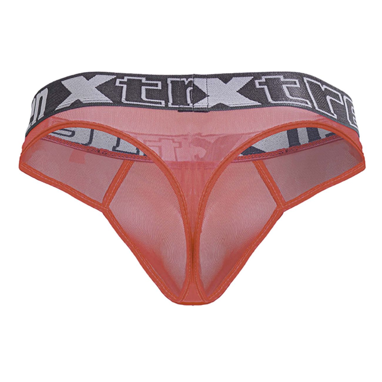 Xtremen 91235 Mens Sheer Microfiber Thong Fuchsia