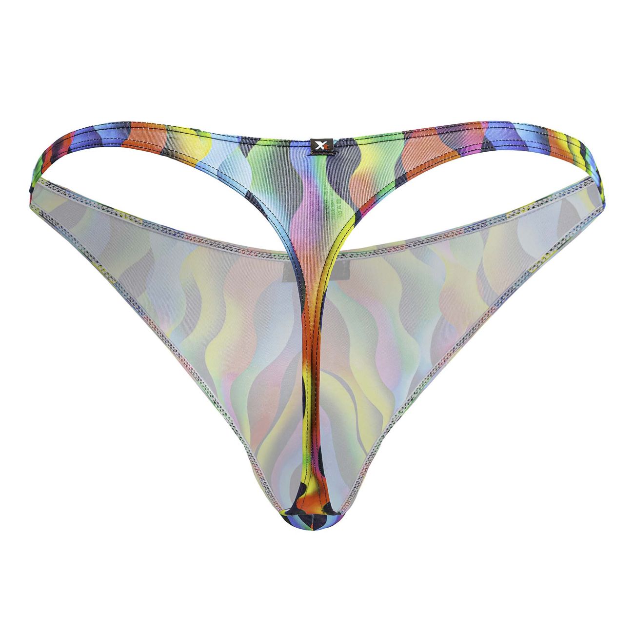 Xtremen 91247 Mens Printed Colourful Thongs Waves