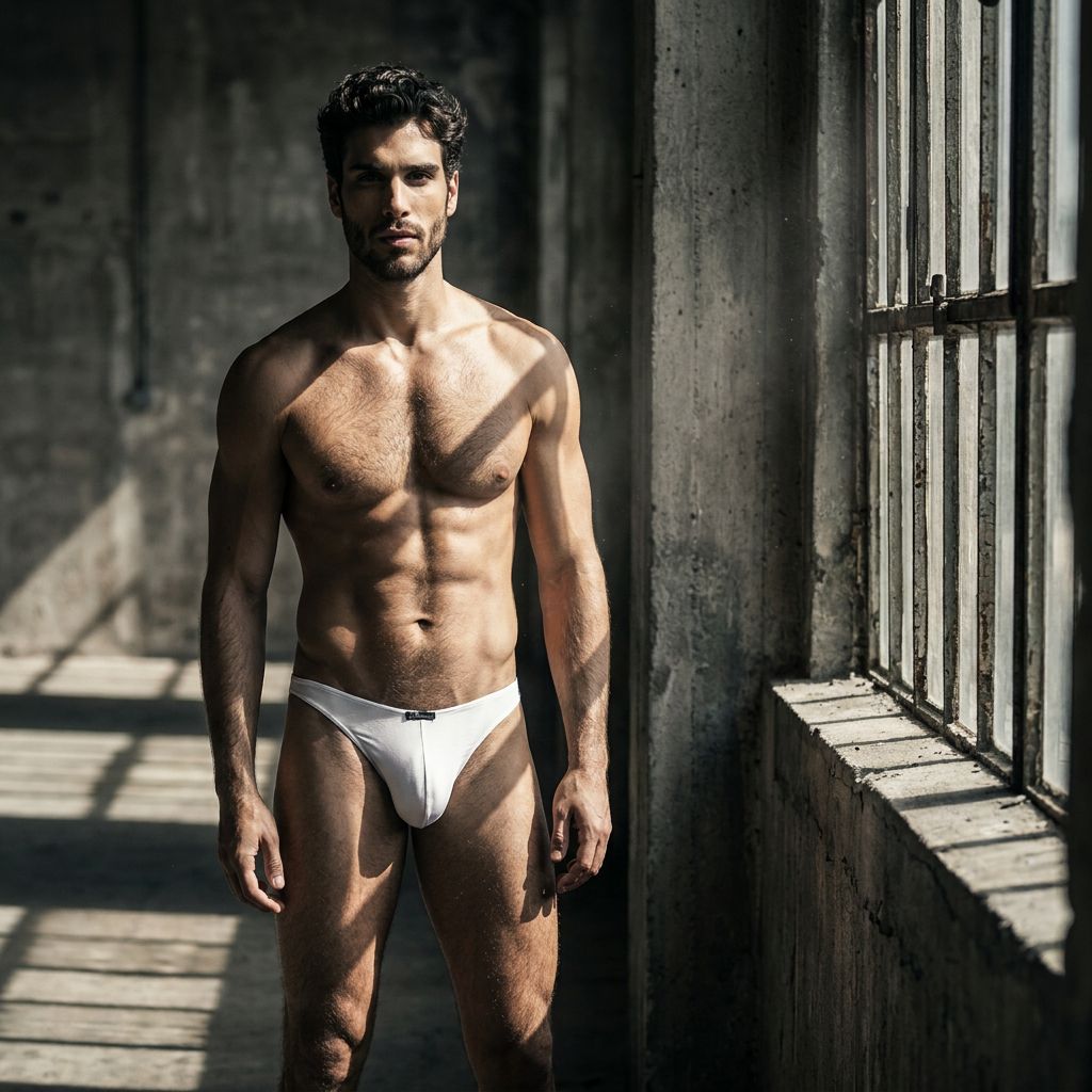 Xtremen 91255 Male Soft and Comfortable Microfiber Bikini Brief White