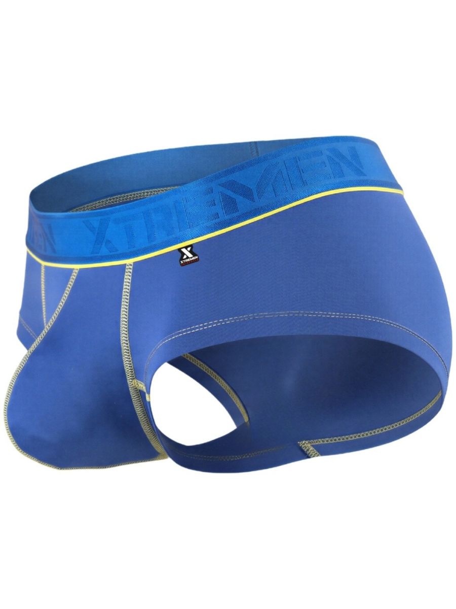 Xtremen 91259 Mens Microfiber Ultra Sleek Trunks Royal Blue