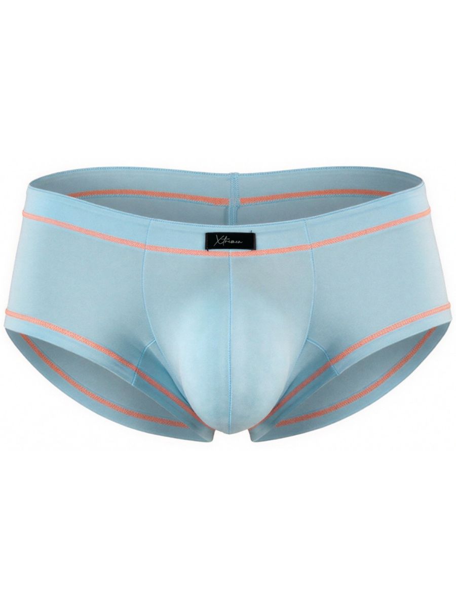 Xtremen 91260 Mens Microfiber Ultra Sleek Briefs Light Blue