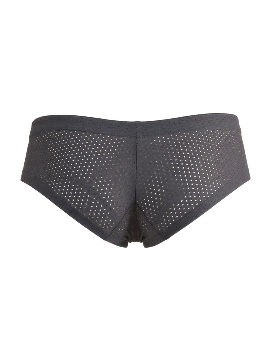 Xtremen 91269 Mens Sleek V-Cut Performance Mesh Briefs Gray