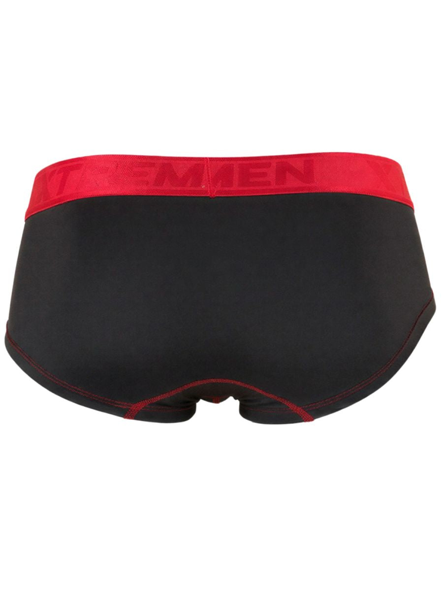 Xtremen 91273 Mens Microfiber Daily Comfort Briefs Black