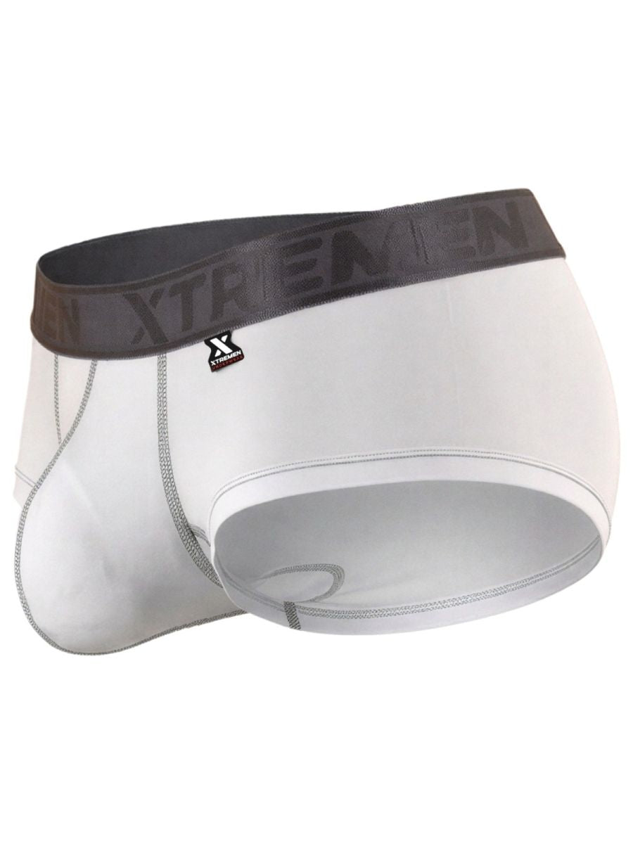 Xtremen 91273 Mens Microfiber Daily Comfort Briefs White