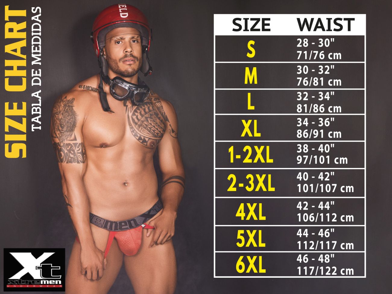 Xtremen 91223 Male Microfiber Modern & Sexy Thong Red