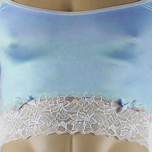 Mens Joanne Sexy Lingerie Babydoll with G string - Sizes up to 3XL (light pink & white plus other colours)