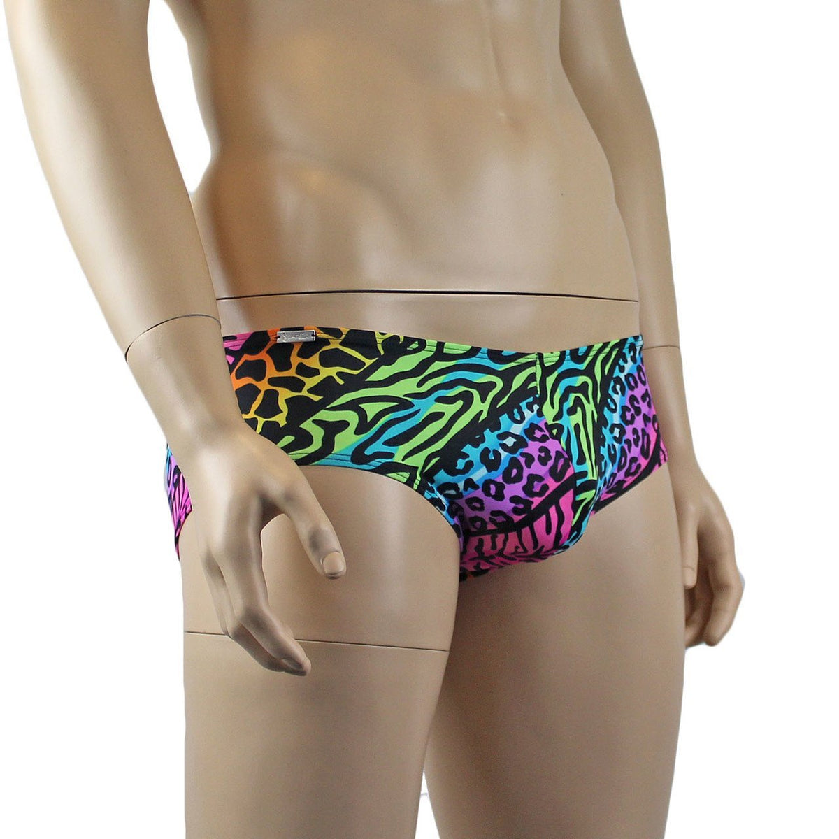 Mens Festival Animal Mini Low Rise Boxer Brief Shorts