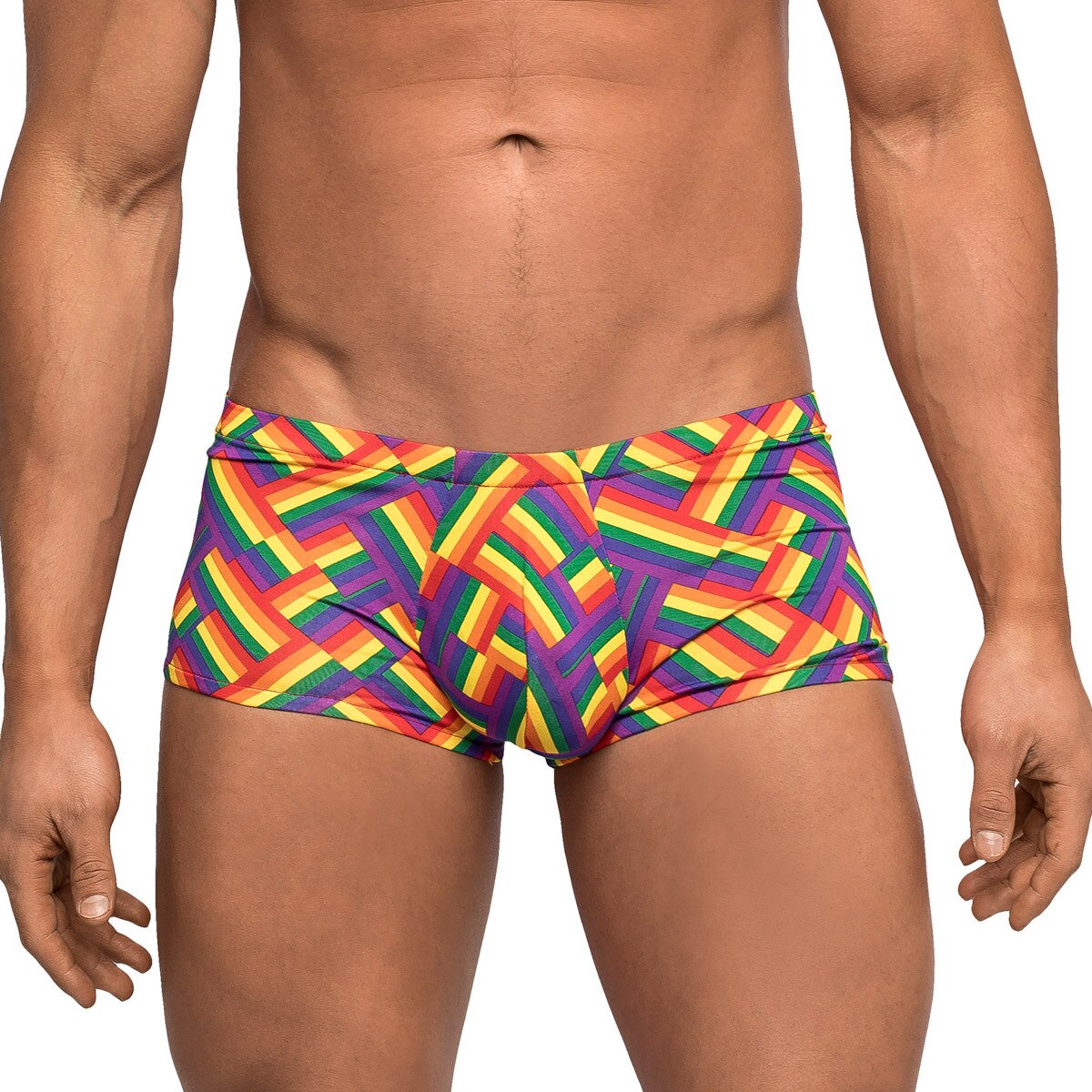SALE - Mens Gay Pride Rainbow Mini Shorts