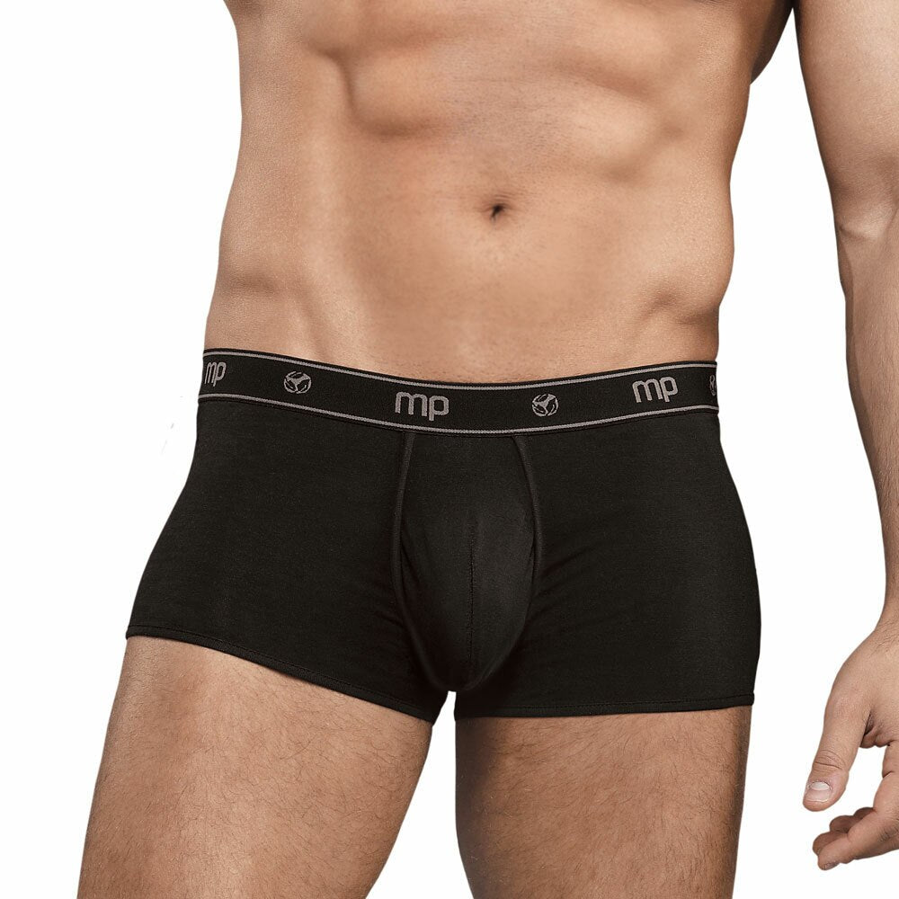 Mens Bamboo Boxer Short Black