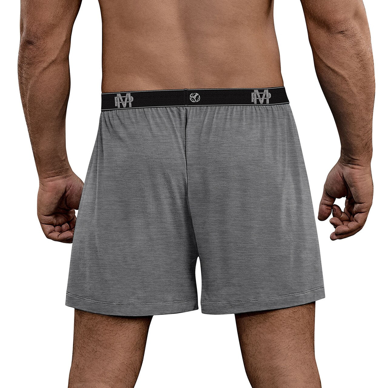 JCSTK - Mens Bamboo Boxer Shorts Grey