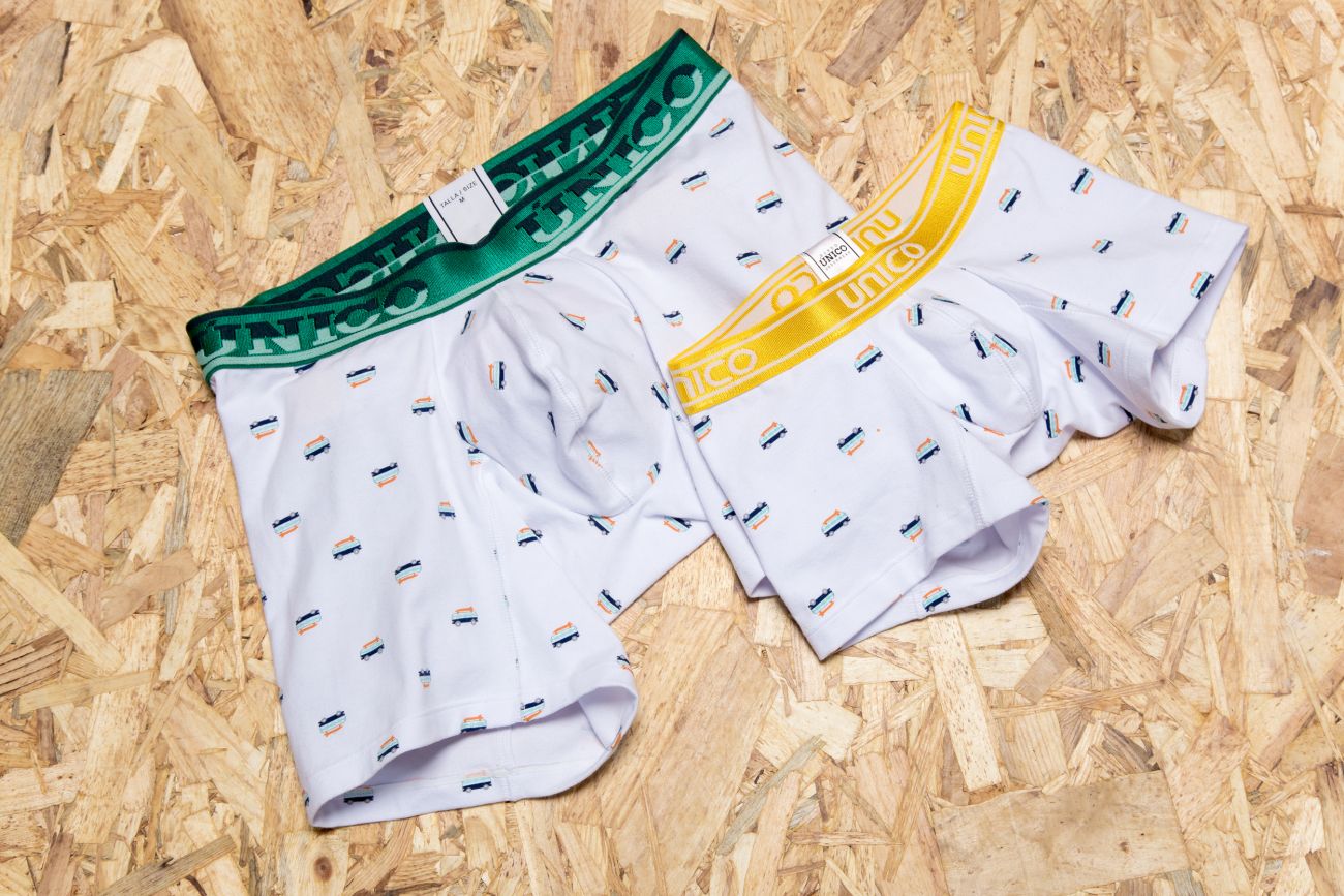 Unico 1902010011400 Trunks Fusion White Printed