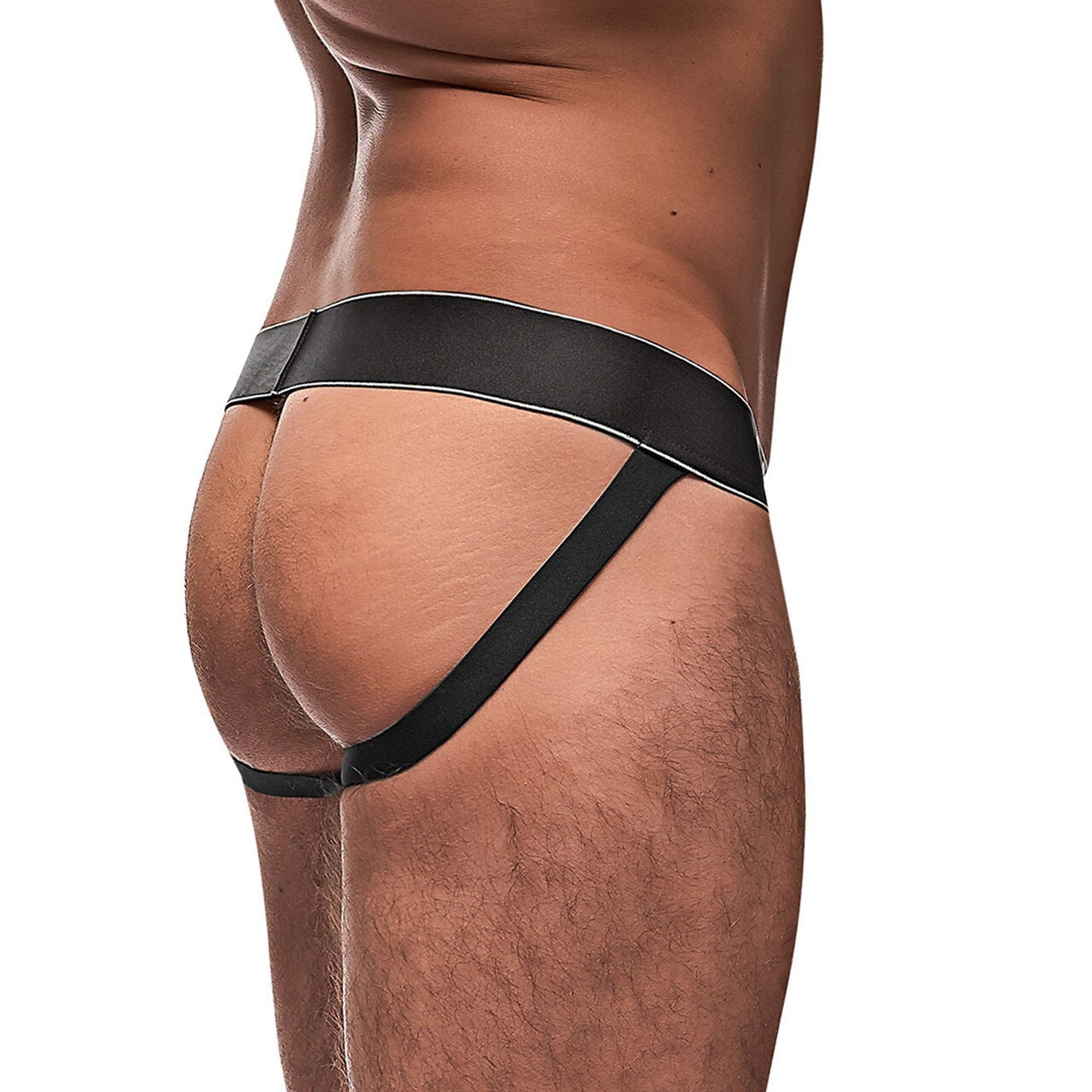 Mens Black Ice Lace Up Jock