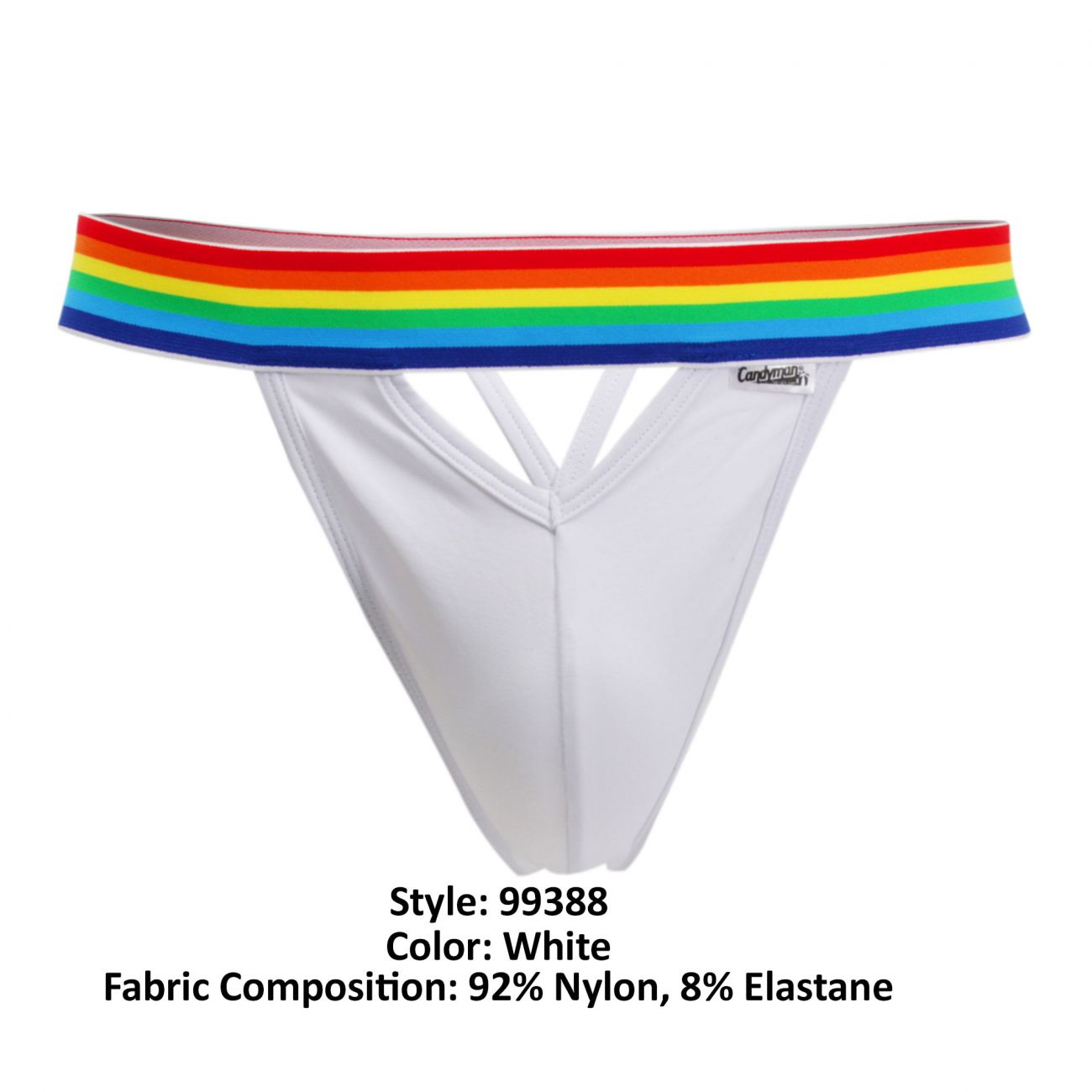 CandyMan 99388 Thongs White