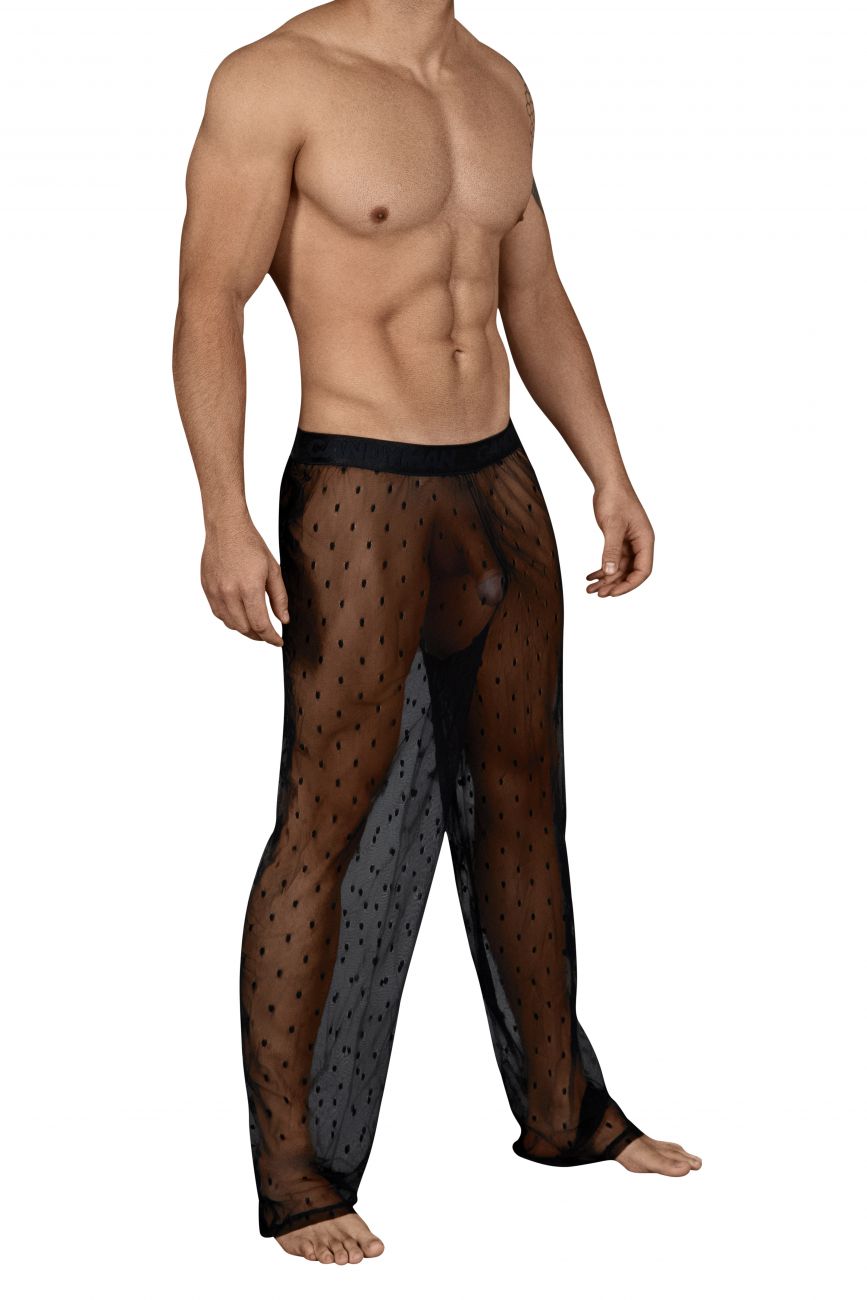 SALE - CandyMan 99445 Lace Lounge Pants Black
